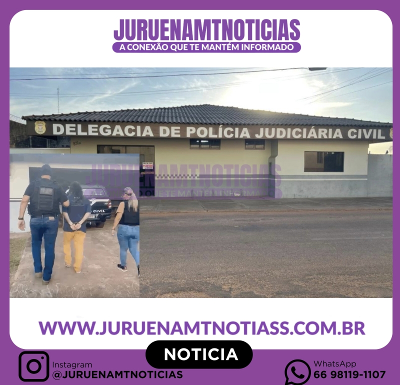 Noticia policia-civil-de-juara-cumpre-mandado-de-prisao-por--foragido-de-estupro-e